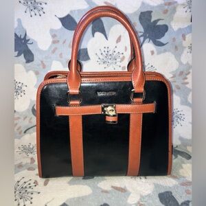 Vintage Bostanten Black Leather Handbag Great Condition